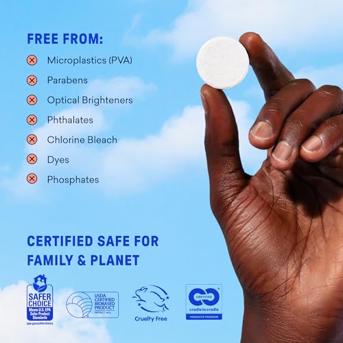 100% Plastic Free Laundry Detergent Tablets Set