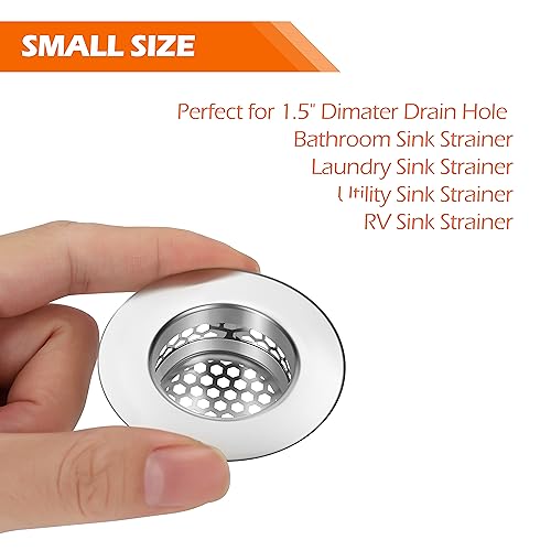 Bathroom Sink Strainer (1.3”(Fit Hole Size from 1.5"))