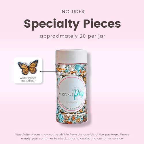 Monarch Butterfly Sprinkle Mix