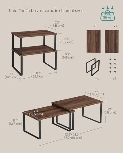 Cabinet Organizer Shelf (2 Count)