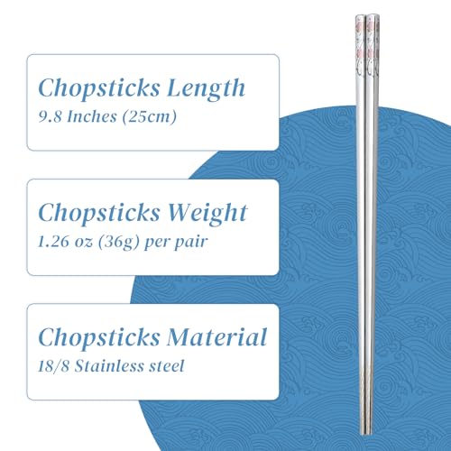 Stainless Steel Chopstick Gift Set