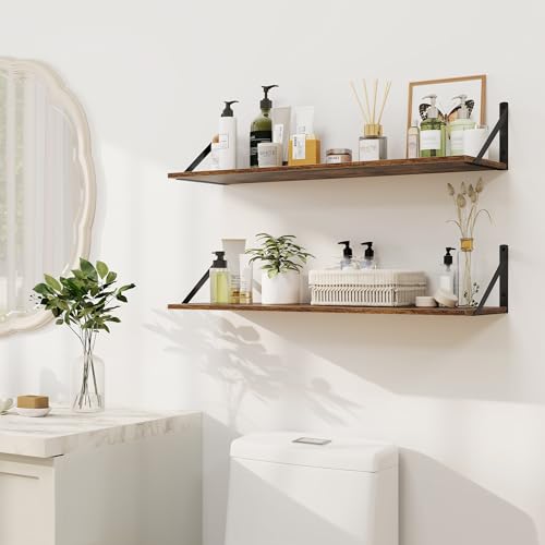Deep Floating Shelves for Wall