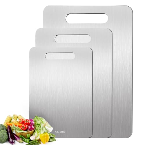 3 Pack Titanium Cutting Board (M+L+XL)