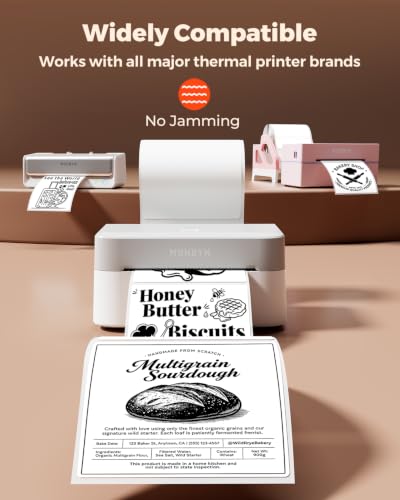 4x4 Thermal Labels (White / 4x4")