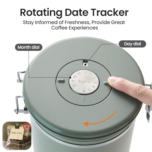Coffee Canister (Green / 39 oz)
