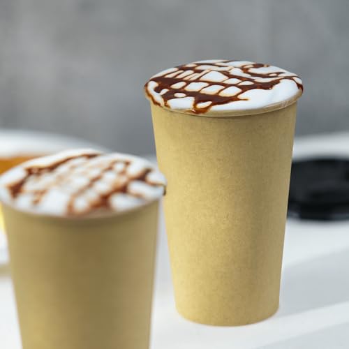 16z Kraft Paper Coffee Cups [1 (16 OZ / Kraft)