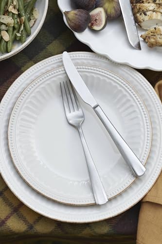 891196 French Perle Groove White 12 (12-Piece Place Setting, Pasta Bowl)