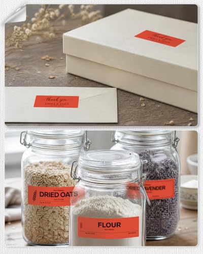 3x1 Inch Thermal Labels (3"x1" / Red)