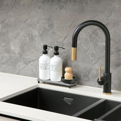 Soap Dispenser Set Comes with Stainless Steel Pumps