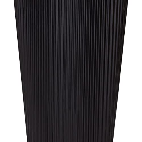 16oz Ripple Insulated Coffee Hot Cups [500 Count] Black Double Poly Lined Paper Hot Cup (16 OZ / Black)