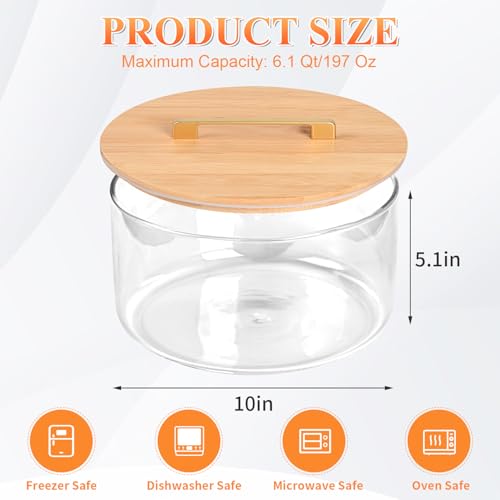 197 oz Large Glass Salad Bowl