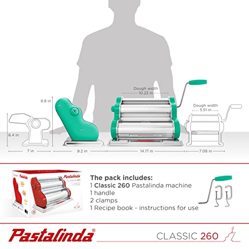 Classic 260 Pasta Maker Machine (Green)