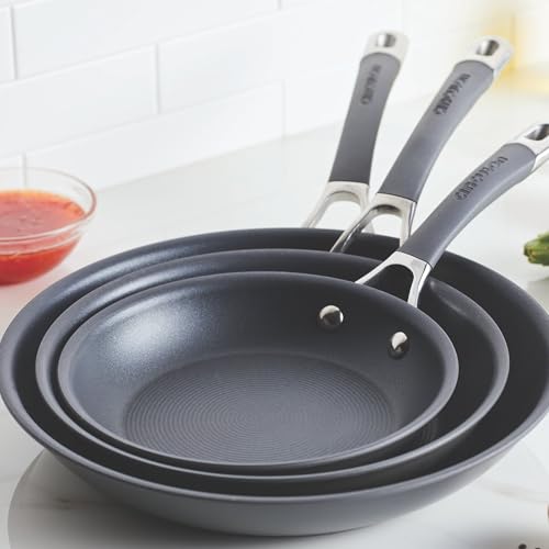 Radiance Hard Anodized Nonstick Frying Pan Set