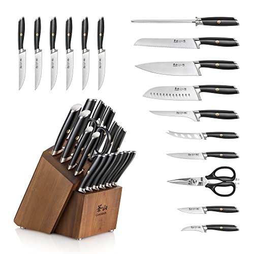L Series 17 Piece German Steel Forged Knife Set