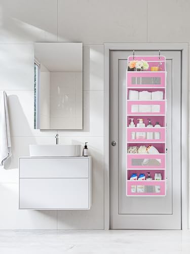 Over the Door Organizer for Bedroom (Pink / 1 Pack (Standard))