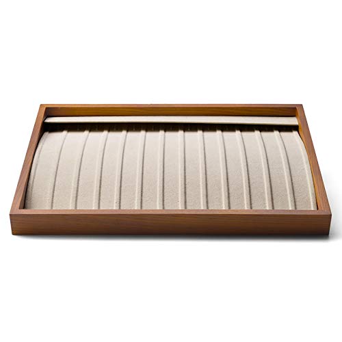 Wood 13 Grids Necklace (Creamy-white 13 grid necklace/pendant/bracelet tray)