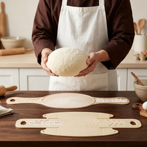 Silicone Bread Sling for Dutch Oven (Khaki 2pcs)