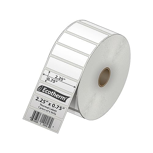 2.25" x .75" Thermal Labels (19890 Count)