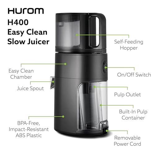 H400 Cold Press Juicer Machine (Black)