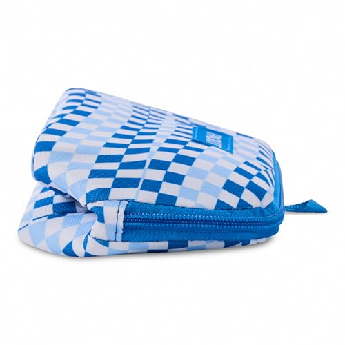 Freezable Snack Bag (Blue Skate Checker / Medium)