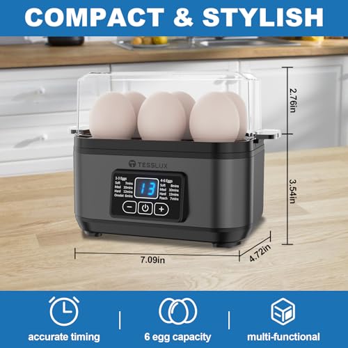 Electric Egg Cooker (Black)