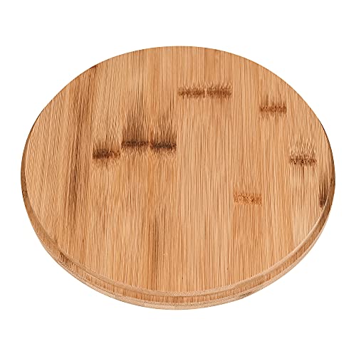 Bamboo Fiber Salad Bowl with Servers Set Large 9.8inches Nature Bamboo Mixing Bowl with Servers with Lid Spoon and Fork for Fruits