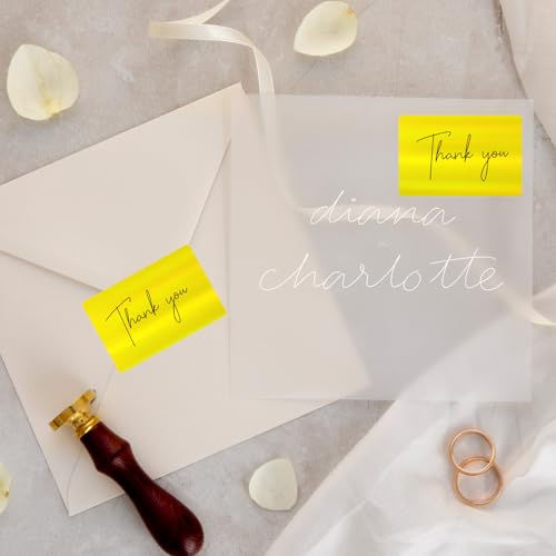 3x2 Inch Holographic Thermal Labels (Holographic Yellow-1 / 2*3 inch)