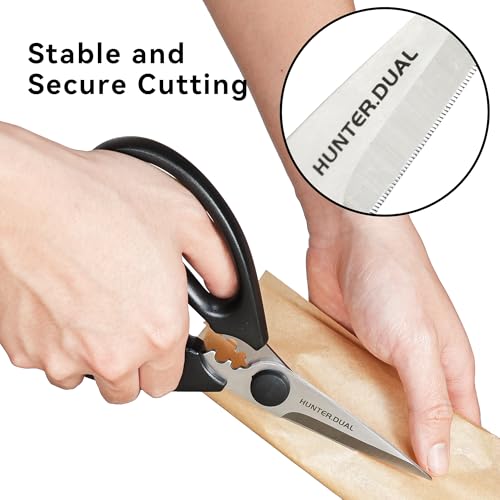 Kitchen Scissors for Food (Black / 8.26 Inch)