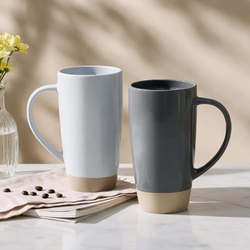Milkyway Coffee Mugs (Milkyway-Light Gray and Dark Gray / 2pcs)