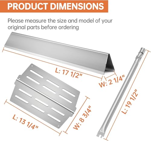 Grill Replacement Parts for Weber Genesis 300 Series E (Stainless Steel 2+5+4burners)