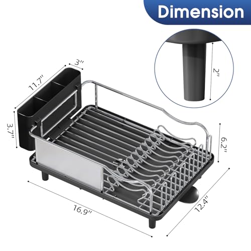 Stainless Steel Dish Drying Rack for Kitchen Counter