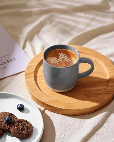 Milkyway Coffee Mugs of 6 (Milkyway-Dark Gray / 6 Count (Pack of 1))