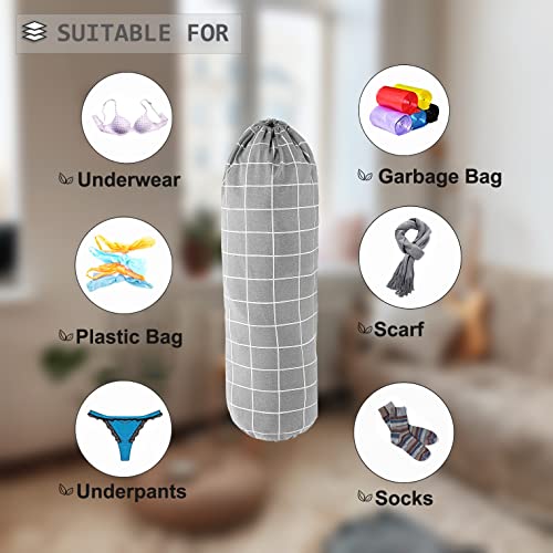 Plastic Bag Holder (Check Gray)