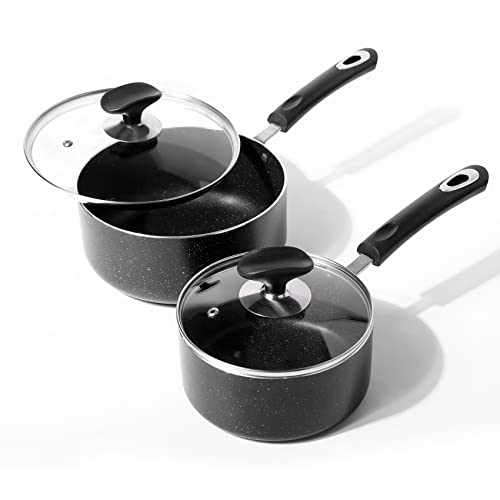 Nonstick Saucepan Set (2 Count)