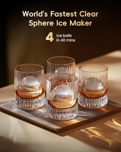 2" Clear Ice Ball Maker Countertop