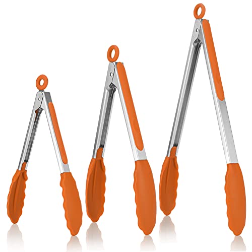 Kitchen Tongs for Cooking ((06) Orange)