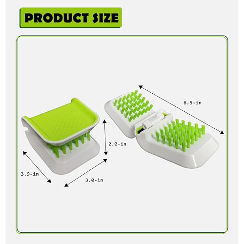 2Pcs Openable BladeBrush Knife and Cutlery Cleaner Brush (2 Count)