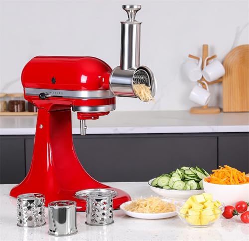 Stainless Steel Slicer Shredder Attachment For KitchenAid Mixer