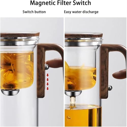 Magnetic Glass Teapot with Infuser (720ml)
