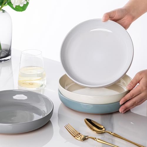 8.75'' Large Ceramic Pasta Bowls (Multi-Color(8.75inch))