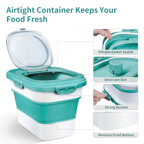 Rice Storage Container (6-20 Lbs Green)