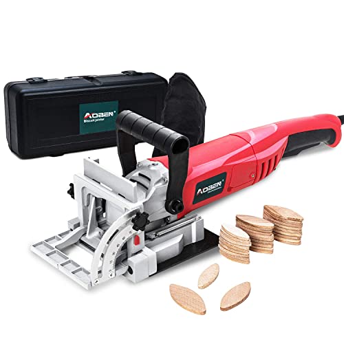 Biscuit Cutter Plate Joiner 8.5 Amp With No. 0 Wood (Red)