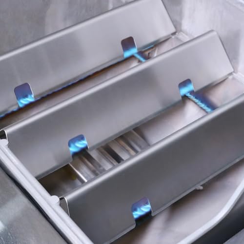 7635 15.3 inch Flavorizer Bars for Weber Spirit I&II 200 Series (15.3"×3.5"×2.51" - 67045 Spirit 200)
