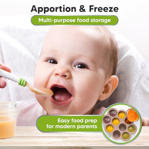 Silicone Food Freezer Trays with Lid (Dusk)