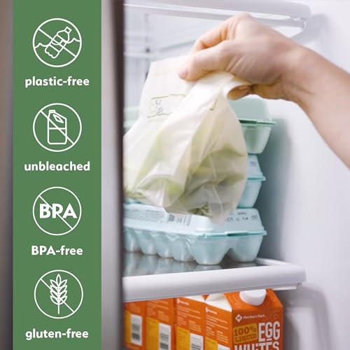 100% Compostable Food Storage Bags [Snack 300 Pack] Eco (300 Count)