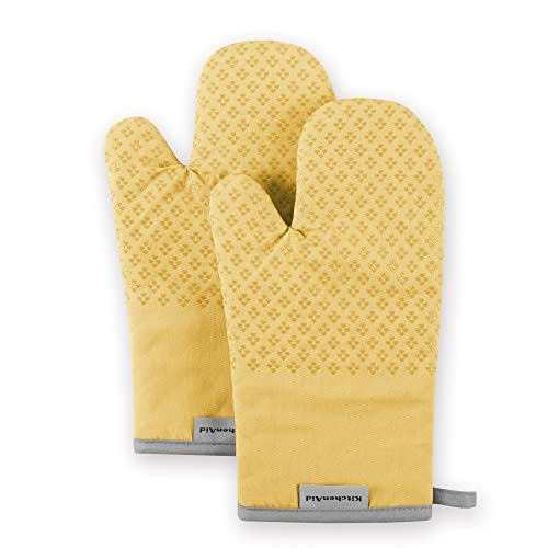 Asteroid Oven Mitt Set (7"x12.5" / Buttercup Yellow)