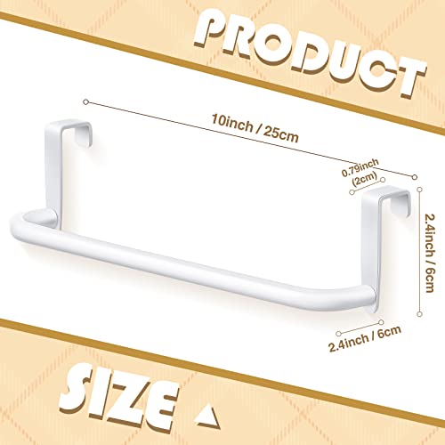 Over Cabinet Door Towel Bar (White)
