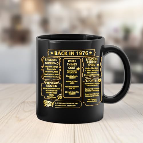 50th Birthday Gifts for Women Men (50-1976)