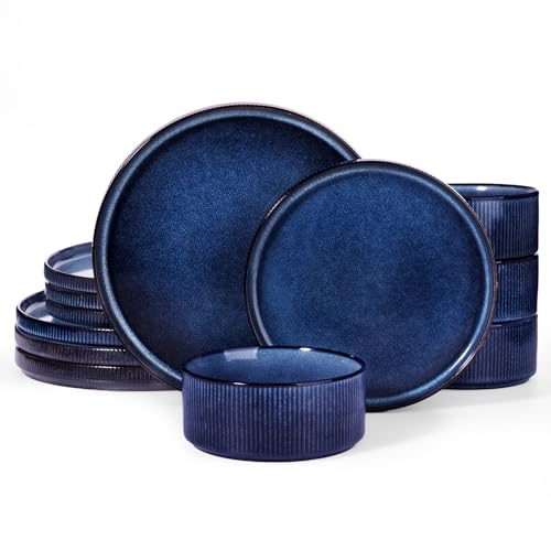 Star Stoneware Dinnerware Set (Nebulas Blue)