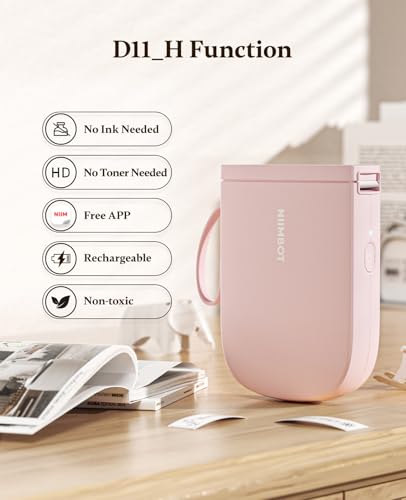 D11 Upgraded Version 300 DPI Label Maker with Tape